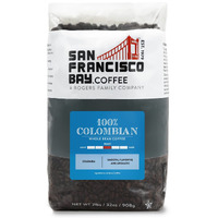 San Francisco Bay Whole Bean Coffee - 100% Colombian (2Lb Bag), Medium Roast