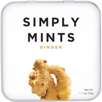 Simply Gum Breath Mints (Ginger, 1.1 Ounce (Pack Of 6))
