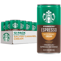 Starbucks Doubleshot, Salted Caramel, 6.5 Ounce, 12 Count (Packaging May Vary)