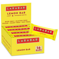 Larabar Lemon Bar, Gluten Free Vegan Fruit & Nut Bar, 1.6 Oz Bars, 16 Ct