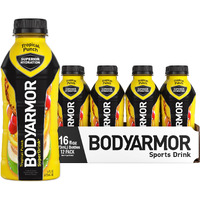 Bodyarmor Sports Drink Sports Beverage, Tropical Punch, Coconut Water Hydration, Natural Flavors With Vitamins, Potassium-Packed Electrolytes, Perfect For Athletes, 16 Fl Oz (Pack Of 12)