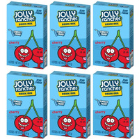 Jolly Rancher Singles To Go! Cherry, 6 Boxes With 6 Packets Each - 36 Total Servings