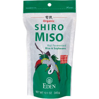 Eden Organic Shiro Miso, Sweet White Miso Paste, Less Sodium, Koji Fermented Rice And Non-Gmo Soybeans, Traditionally Made In Japan, 12.1 Oz