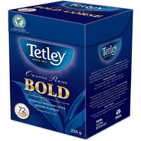 Tetley Bold Orange Pekoe Tea - 72Ct/225G {Imported From Canada}