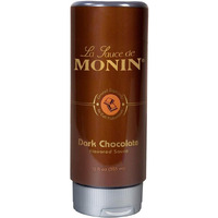 Monin - Gourmet Dark Chocolate Sauce, Velvety And Rich, Great For Desserts, Coffee, And Snacks, Gluten-Free, Non-Gmo (12 Ounce)