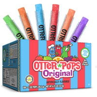 Otter Pops, Original Assorted Freezer Pops, 1Oz Freeze Pops In Six Zippy Flavors, 100 Count, (85100)