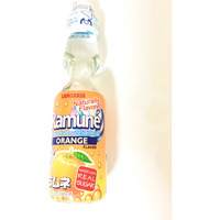 Sangaria Ramune Japanese Carbonated Soft Drink Orange Flavor 6 Pack (6.76Fl.Oz)