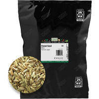 Frontier Co-Op Whole Fennel Seed, 16-Ounce Bulk, Mild Sweet Flavor, Aromatic, Reminiscent Of Licorice, Kosher