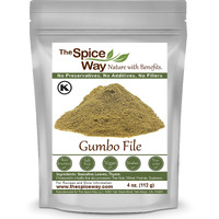 The Spice Way Gumbo File - (4 Oz) Made With Premium Ground Sassafras Tree Leaves