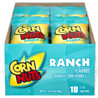 Corn Nuts Ranch Crunchy Corn Kernels (1.7 Oz Bags, Pack Of 18)