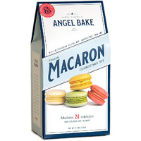 French Macaron Baking Mix With Swiss Buttercream Filling. Baker's Choice Single Step Formulation. Gluten Free. Makes 48 Shells.