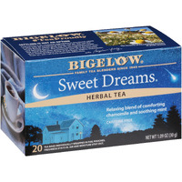 Bigelow Tea Sweet Dreams Herbal Tea, Caffeine Free Tea With Chamomile And Mint Herbs, 20 Count Box (Pack Of 6), 120 Total Tea Bags