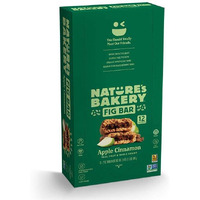 Nature's Bakery Whole Wheat Fig Bar, Vegan + Non-Gmo, Apple Cinnamon (12 Count)