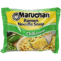 Maruchan Ramen Chili, Instant Ramen Noodles, Ready To Eat Meals, 3 Oz, 24 Count