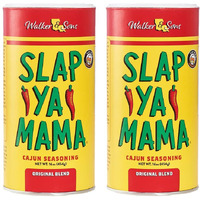 Slap Ya Mama Cajun Seasoning From Louisiana, Original Blend, Msg Free And Kosher, 16 Ounce, Pack Of 2