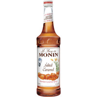 Monin - Salted Caramel Syrup, Natural Flavors, Great For Mochas, Lattes, Smoothies, Shakes, And Cocktails, Non-Gmo, Gluten-Free (750 Ml)