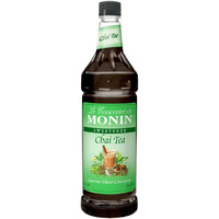 Monin - Chai Tea Concentrate, Spiced Green Tea Flavor, Natural Flavors, Great For Spiced Chai Teas, Coffee Drinks, Dessert Cocktails, And Other Culinary Creations, Non-Gmo, Gluten-Free (1 Liter)