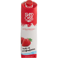 Island Oasis Sb3X Premium Strawberry Drink Mix Bottle, 1 L