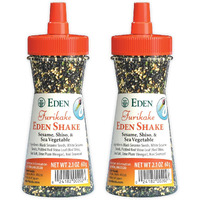 Eden Shake Furikake, Made In Japan, Rice Seasoning, No Sugar, Seaweed, Nori, Pickled Red Shiso Leaf, Black And White Sesame Seeds, Rice Topping, Onigiri, 2.1 Oz (2-Pack)