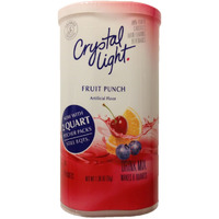Crystal Light Fruit Punch Drink Mix (16 Pitcher Packets, 4 Canisters Of 4)