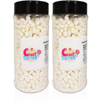 Sarah's Candy Factory Variety Dehydrated Marshmallow Bits, Vanilla Marshmallows In Jar, Assorted Marshmallows In Jar Vanilla-Vanilla