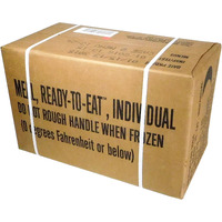 Mres (Meals Ready-To-Eat) Box B, Genuine U.S. Military Surplus, Menus 13-24