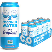C2O Original Coconut Water, 16.3 Fl Oz (Pack Of 8)