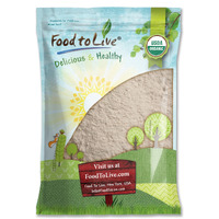 Food To Live Organic Spelt Flour, 12 Pounds Whole Grain, Non-Gmo, Kosher, Vegan, Bulk, Great For Baking Bread, Product Of The Usa