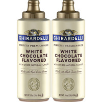 Ghirardelli White Chocolate Sauce 16 Oz Squeeze Bottle (Pack Of 2)