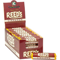 Reeds Cinnamon Candy Rolls | Traditional Cinnamon Hard Candy | Reeds Classic Spiced Hard Cinnamon Candy Brought To You By Iconic Candy | 24 Count