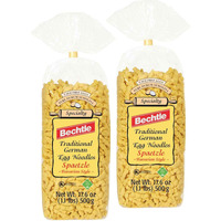 Bechtle Bavarian Style Spaetzle Traditional German Egg Noodles, 17.6 Ounce (2 Bags) - Pack Of 2
