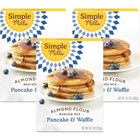 Simple Mills Almond Flour Pancake & Waffle Mix, Original - Gluten Free, Plant Based, Paleo Friendly, Breakfast 10.7 Ounce (Pack Of 3)