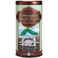 The Republic Of Tea Peppermint Cuppa Chocolate Tea, 36 Tea Bags, Rooibos Tea Dessert Blend