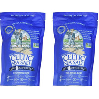 Light Grey Celtic Sea Salt Resealable Bags  Additive-Free, Delicious Sea Salt, Perfect For Cooking, Baking And More - Gluten-Free, Non-Gmo Verified, Kosher And Paleo-Friendly, 16 Ounce (Pack Of 2)