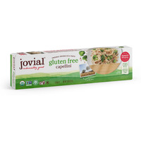 Jovial Whole Grain Brown Rice Capellini Pasta - Pasta Capellini, Capellini Pasta, Whole Grain Pasta, Organic Pasta, Gluten Free, Dairy Free, Brown Rice Pasta, Made In Italy - 12 Oz, 12 Pack