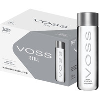 Voss Premium Still Bottled Natural Water - Bpa-Free - High Grade Pet - Recyclable Plastic Water Bottles - Pure Drinking Water With Unique & Iconic Bottle Design - 24 Pack