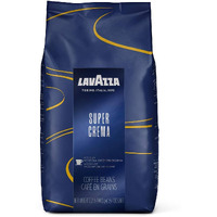 Lavazza Medium Roast Coffee Espresso Super Crema, Whole Beans, Pack Of 8, 8 X 1000G
