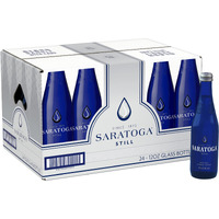 Saratoga Natural Spring Water - 12 Oz. (Non-Carbonated, Pack Of 24)