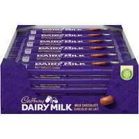 Cadbury Cholocate Bar, Regular Size 42G/Bar (Dairy Milk Milk Chocolate, 24 Packs)