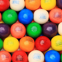 Gumballs For Gumball Machine - 1 Inch Large Gumballs - King Gumballs In Bulk - 1.7 Lb Gumball Machine Refills - 96 Pcs Double Bubble Gumballs - Bulk Gum For Kids - Assorted Chewing Gum Refill