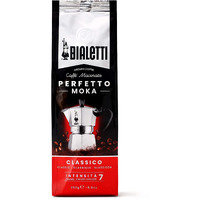Bialetti Caffe Italian Roasted - 8.8 Oz Espresso Ground Coffee - Classico Perfect For Moka - Intensity 7