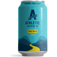 Athletic Brewing Company Craft Non-Alcoholic Beer - 24 Pack X 12 Fl Oz Cans - Run Wild Ipa - Low-Calorie, Award Winning - The Ultimate Sessionable Ipa Subtle Yet Complex Malt Profile