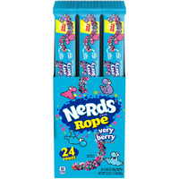 Nerds Rope Candy, Very Berry, 0.92 Ounce Ropes (Pack Of 24)