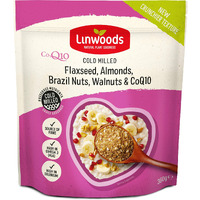 Linwoods Organic Milled Flaxseed, Almonds, Brazil Nuts, Walnuts And Co-Q10-360G