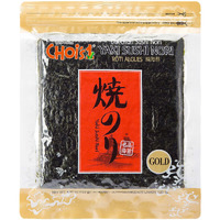 Choi's 1(Daechun) Roasted Seaweed, Gim, Sushi Nori - (50 Full Sheets)- Gold Grade- Vegan, Keto, Gluten Free, Full Of Fiber, Vitamin, Mineral, High Protein, Omega 3's- Product Of Korea