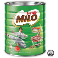 Nestle Milo Malaysia 3.3 Pound (1.5Kg) Halal Beverage Mix Chocolate Malt Powder Tin Can Fortified Powder Energy Drink Cocoa