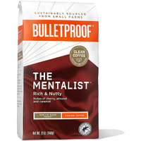 Bulletproof The Mentalist Medium-Dark Roast Ground Coffee, 12 Ounces, 100% Arabicacoffee Sourced From Central And South America