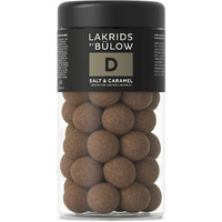 Lakrids By Blow - D - Salt & Caramel - 10.41 Oz - Chocolate Coated Gourmet Licorice - Authentic Scandinavian Candy Produced In Denmark