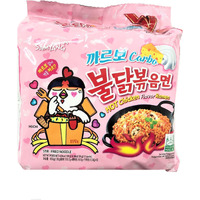 Samyang Hot Chicken Stir Fried Ramen Noodle, Carbo 5 Pk, 22.9 Ounce