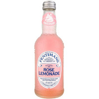 Fentimans Sparkling Rose Lemonade - Botanically Brewed Lemonade, Sparkling Pink Lemonade, Craft Soda, Mixer, Natural Ingredients - 9.3 Fl Oz (Pack Of 24)